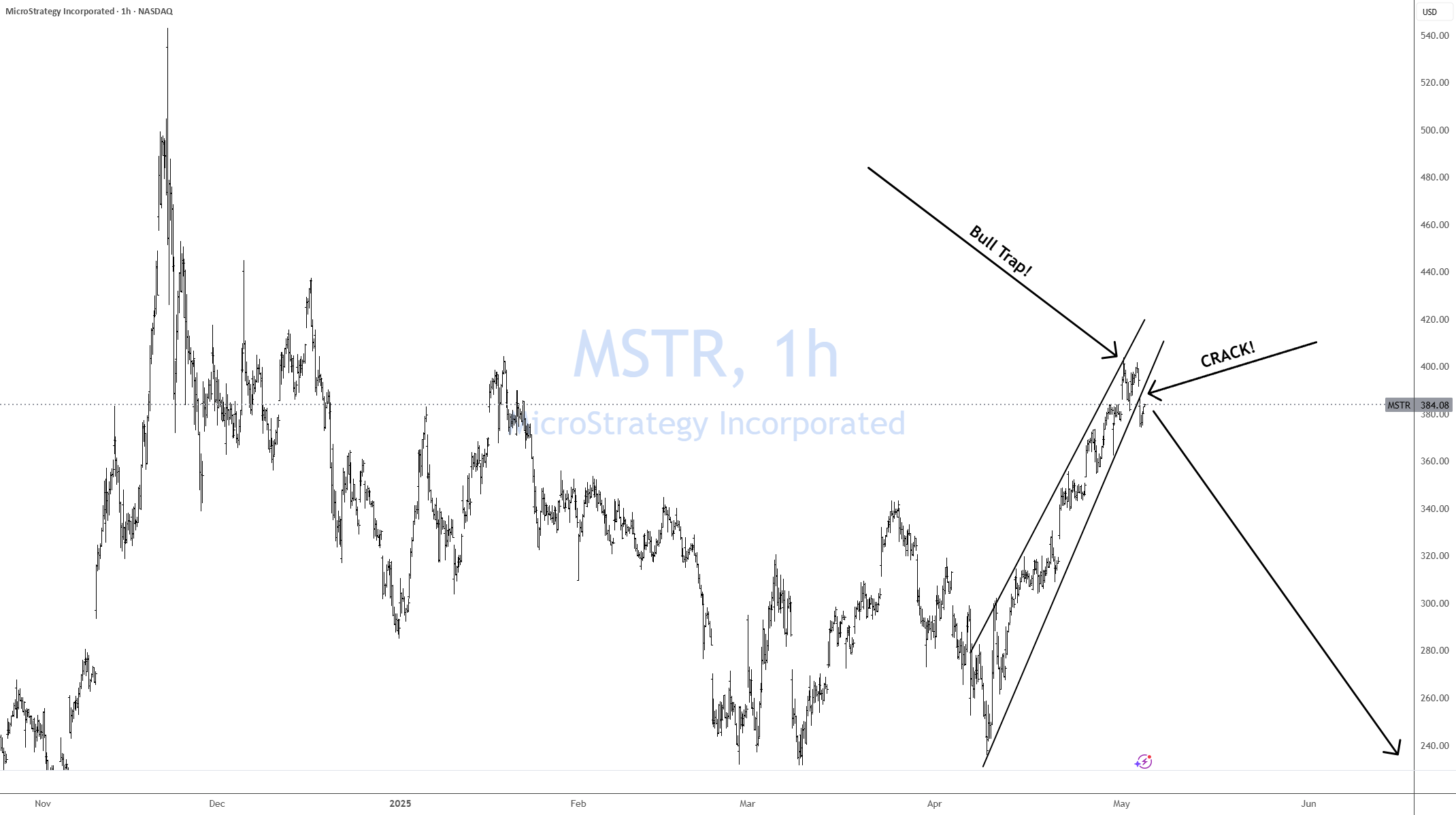تله‌گرد گاو MSTR!